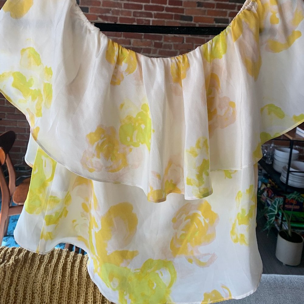 Amanda Uprichard Off-the-shoulder Blouse